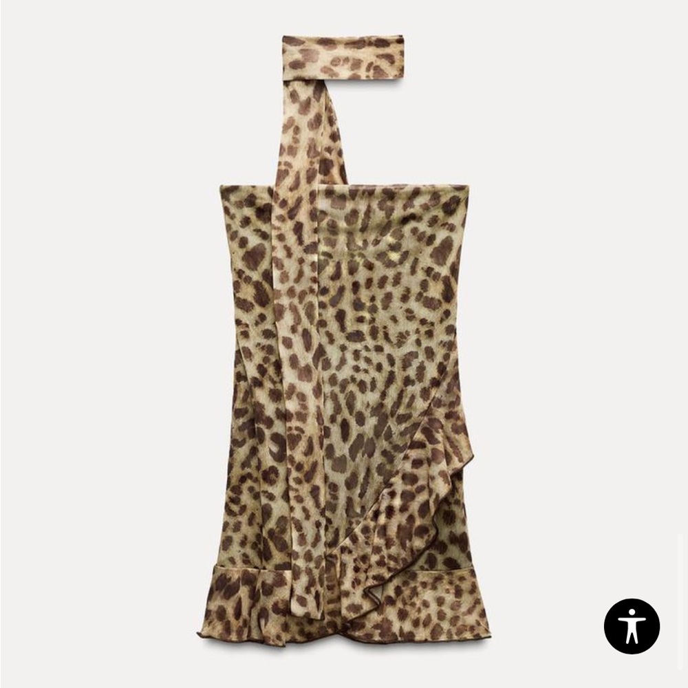 Mini Leopard Print Dress
